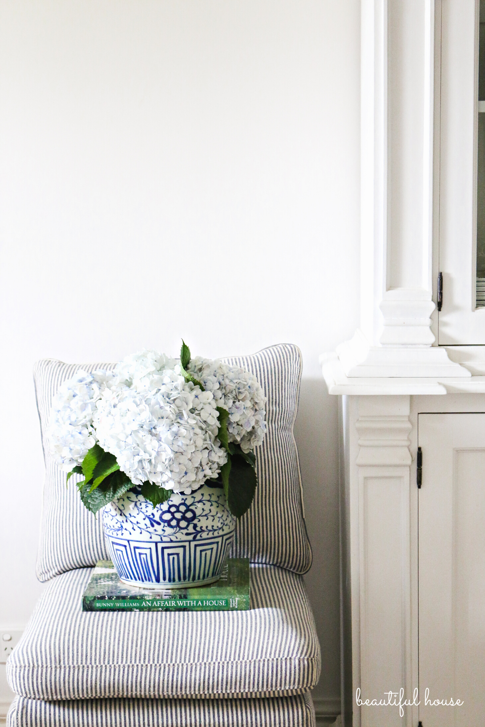 Blue & White Living Room